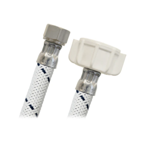 CONECTOR FLEXIBLE COFLEX CVSB-B12 3/8 COMP. X 7/8 AM 12 VINILO REFORZADO BLANCO PARA SANITARIO