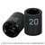 Dado de impacto de 24mm, 6 puntas, cuadro 1/2"