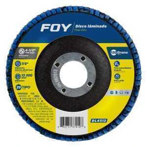 Disco laminado tipo 29 grano 120, 4-1/2"