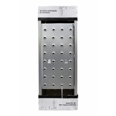 Escalera multiposiciones tipo III de aluminio con 12 peldaños