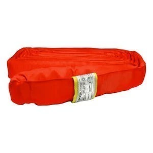 Eslinga de poliéster redonda sin fin roja 4 m, 6 ton