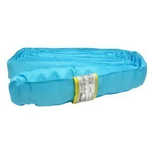 Eslinga de poliéster redonda sin fin azul 5 m, 9 ton
