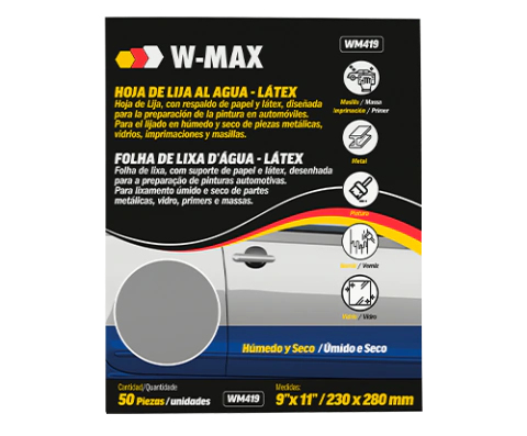 W-MAX LIJA AGUA LATEX G2000 WURTH