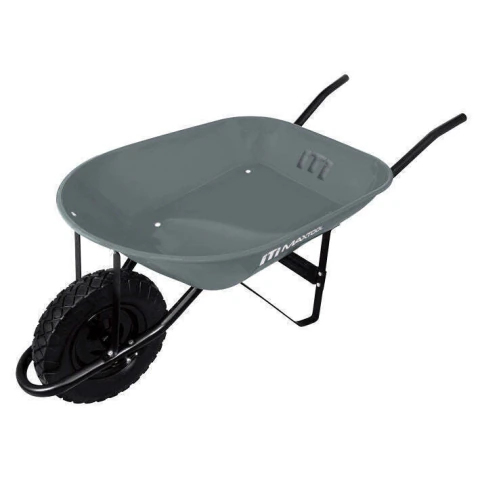 Carretilla de 5.0 ft3 MX (70 lts) color gris bastidor metalico