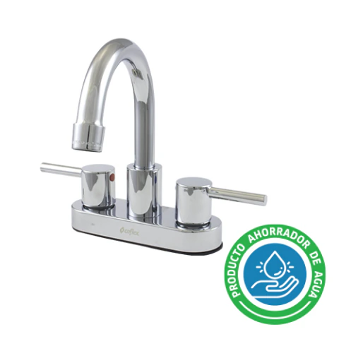 LLAVE MEZCLADORA COFLEX HOME GL-D302 4 CROMADA PARA LAVABO