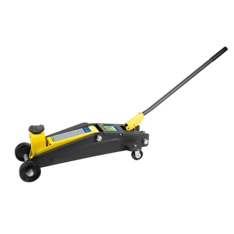 Gato hidráulico de patín compacto, 3 ton en maletín plástico