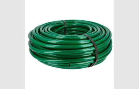 Manguera para jardín tramada verde en rollo 1/2", 50 m