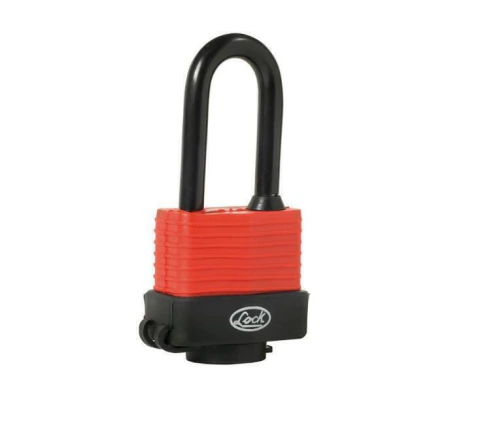 Candado impermeable largo 40 mm, llave estándar