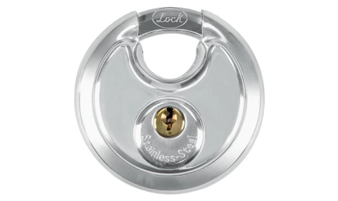 Candado de máxima seguridad tipo disco 70 mm, llave estándar