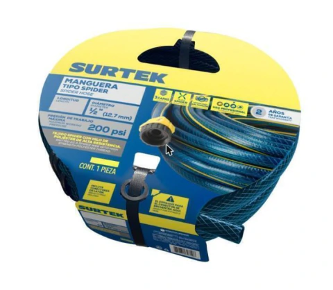 Manguera para jardín spider con conector plástico 1/2", 20 m