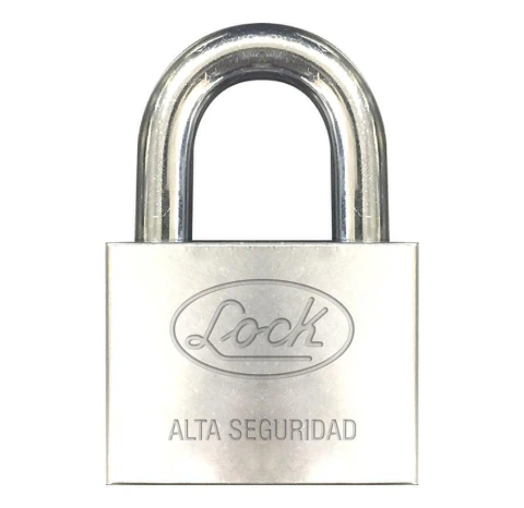 Candado de alta seguridad 40 mm, llave de disco