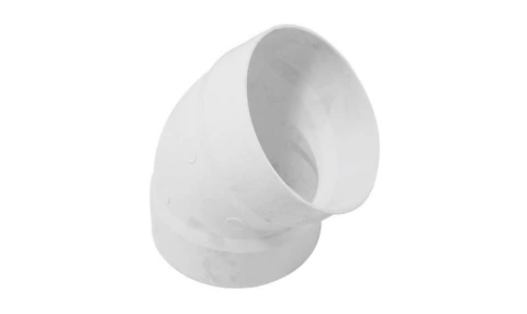 Codo PVC 3"x45°