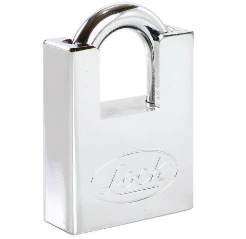 Candado antipalanca doble cerrojo 40 mm, llave de disco