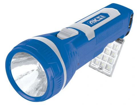 Linterna para apagones y emergency ligth: led 2W + 12 leds laterales (800 mAh) - AK