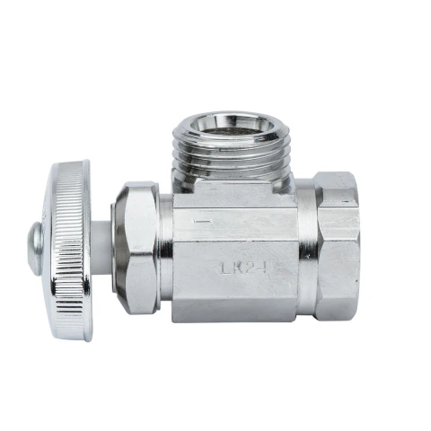 LLAVE DE CONTROL ANGULAR MULTIVUELTA COFLEX IP-100P 1/2? FNPT x 1/2? M. PARA AGUA