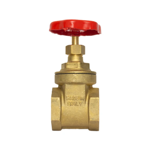 VALVULA COMPUERTA COFLEX IP-605 1 NPT LATON NATURAL PARA TUBERIA DE AGUA