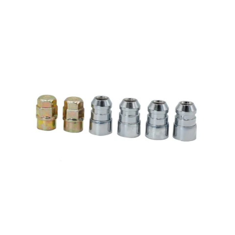Juego de tuercas de seguridad para rin, 6 piezas, 14mm x 2"