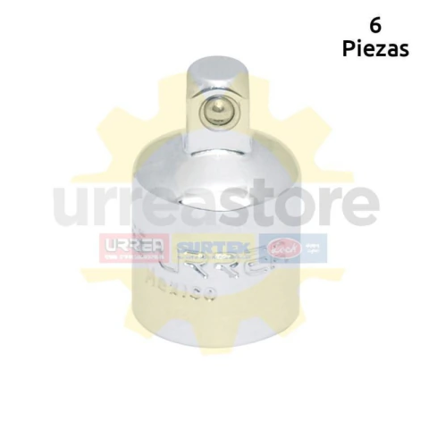 Adaptador para dado cuadro de 3/8" hembra a 1/4" macho