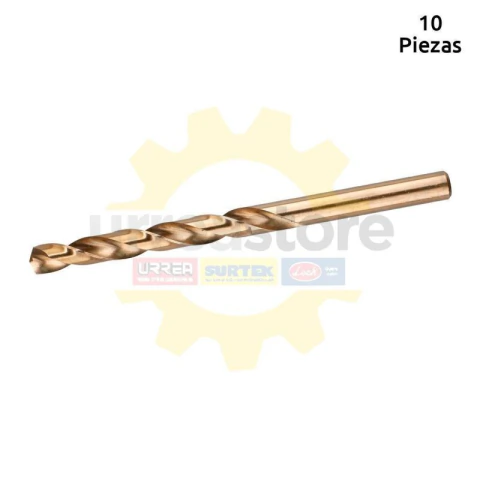 Broca con cobalto de acero de alta velocidad métrica de zanco recto 5.5 mm