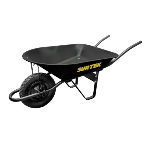 Carretilla ligera con bastidor metálico 4.5 Ft llanta neumática reforzada de 4 capas