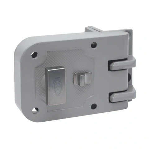 Cerradura de sobreponer para puerta corrediza cilindro sencillo izquierda