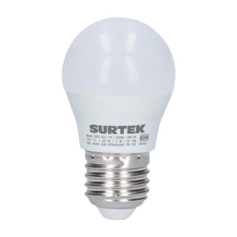 Lámpara de LED tipo bulbo A19, 9 W luz cálida