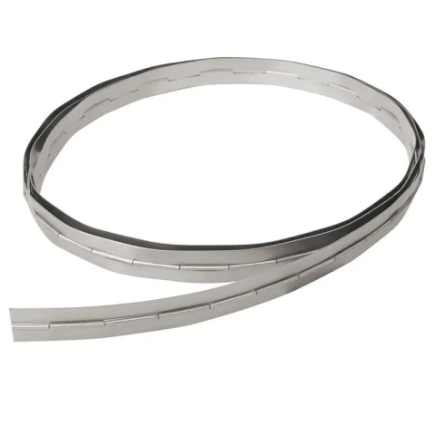 Bisagra piano 1-1/2" x 1 m, natural, en caja