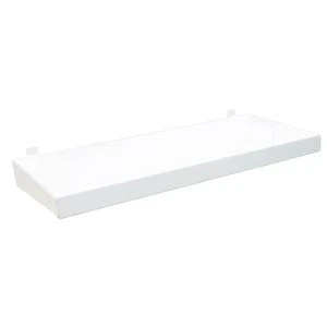 Charola multiusos tipo repisa blanca 55 cm x 28 cm x 4 cm