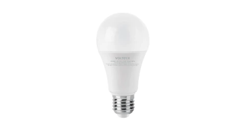Foco LED 9W (60W) A19, 3000K blanca cálida, 800 lm, caja