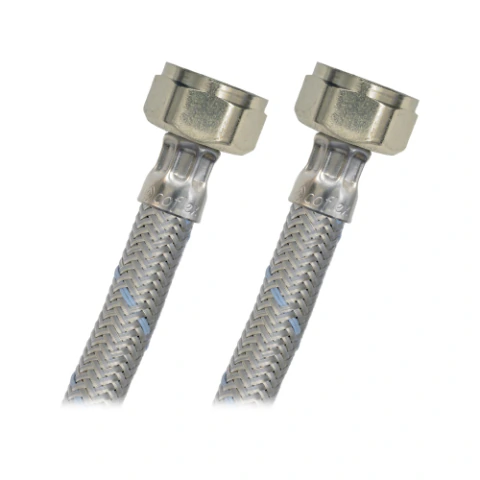 CONECTOR FLEXIBLE COFLEX LL-A40 1/2 FIP X 1/2 FIP 40 CM ACERO FORTE PARA LAVABO-FREGADERO