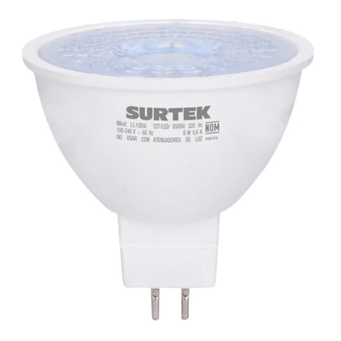 Lámpara de LED tipo GU5.3, 4 W luz de día