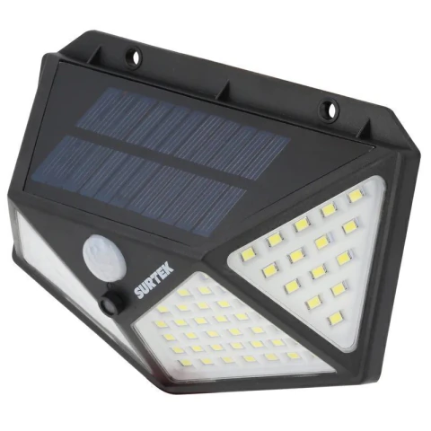 Luminario de LED solar con sensor de 400 lm