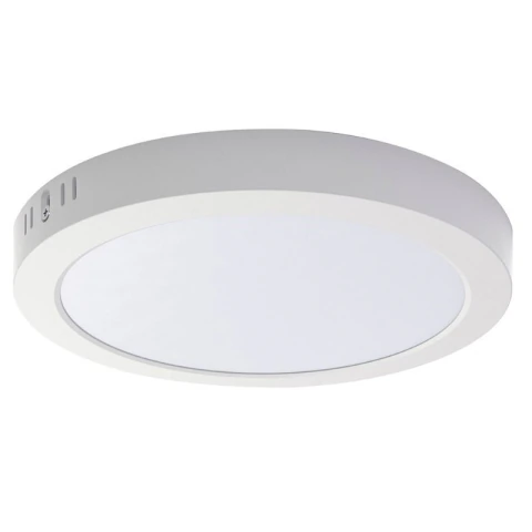 Luminario de LED de sobreponer redondo 6 W, luz de día