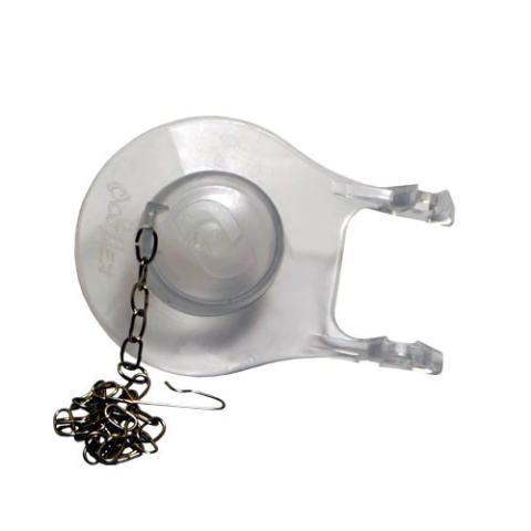 PERA DE DESCARGA FLEXIBLE TRANSPARENTE COFLEX P-B6025T DE 2 CON CADENA DE ACERO INOXIDABLE