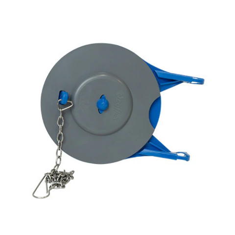PERA DE DESCARGA FLEXIBLE AZUL COFLEX P-B6036 DE 3 CON CADENA DE ACERO INOXIDABLE