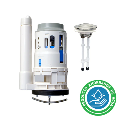 VALVULA DE DESCARGA DUAL FLUSH COFLEX P-B6042 DE 3 PARA SANITARIO DE 1 PIEZA CON BOTON SUPERIOR