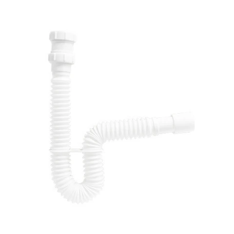 EXTENSION CORRUGADA LARGA COFLEX P-B9026 BLANCA PARA LAVABO Y FREGADERO