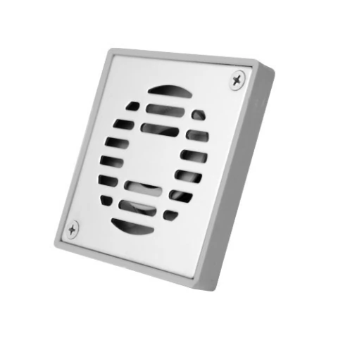 COLADERA CUADRADA COFLEX PC-162 DE 10CM REJILLA ACERO PARA TUBERIA 2 DRENAJE NORMA MEXICANA