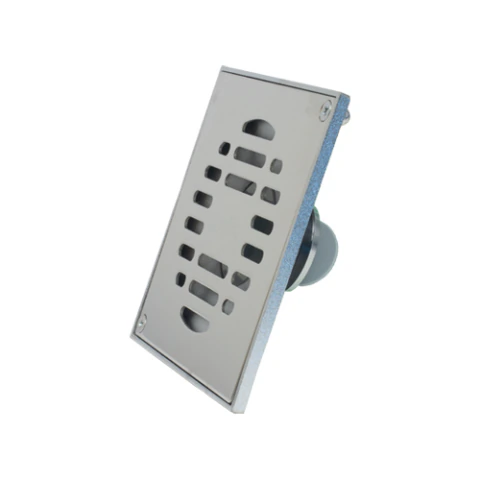 COLADERA CUADRADA COFLEX PC-322 DE 14CM CUERPO DE LATON PARA TUBERIA 2 DRENAJE NORMA MEXICANA