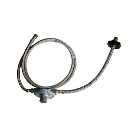 PAQ INST COFLEX PG3-B150E REG PIG TAIL Y C FLEXIBLE 3/8FLX150CM ACERO P/ CILINDRO GAS LP DE 45 KG