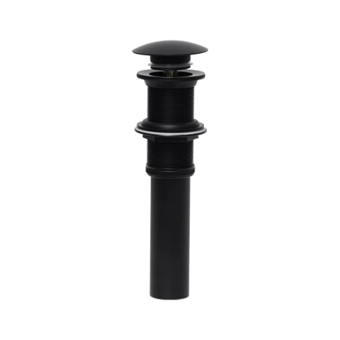 CONTRA SIN REBOSADERO COFLEX PH-220MB DE LATON NEGRO MATE CON SISTEMA PUSH PARA LAVABO