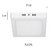 Plafón cuadrado, moderno, 12 W, 6500 K, LED, blanco en internet