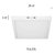 Plafón cuadrado, moderno, 24 W, 6500 K, LED, blanco - tienda en línea