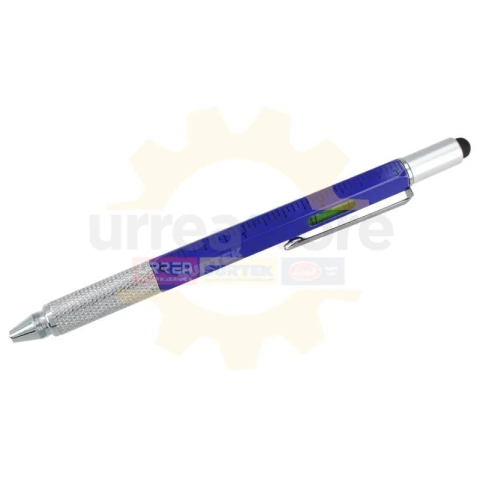 Pluma de tinta negra multifunción 6 en 1