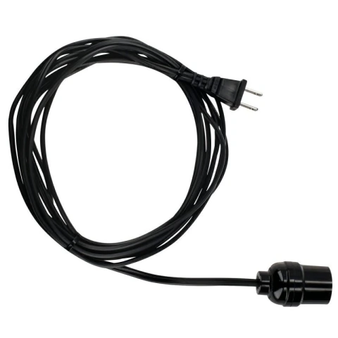 Portalámpara con cable de alimentación 2 x 18 10 m