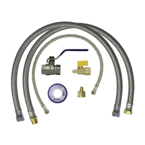 PAQ INST COFLEX PS-E007 AGUA 1/2 60 GAS 5/16 60 CM PARA CALENTADOR DE AGUA INSTANTANEO