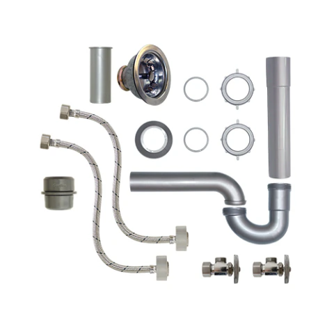 PAQUETE INSTALACION PREMIUM COFLEX PS-F006 PARA FREGADERO Y TUBERIA DE COBRE INCLUYE CONTRACANASTA