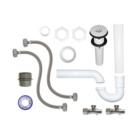 PAQUETE INSTALACION BASICO COFLEX PSV-B012 PARA LAVABO Y TUBERIA ROSCADA INCLUYE CONTRA
