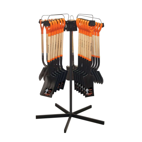 Rack para palas con mango 'Y', giratorio para 30 piezas