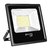 Reflector delgado de LED, 100 W, luz cálida
